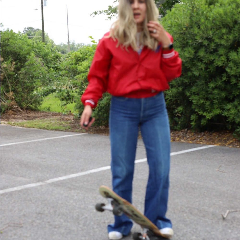 Vintage 80s bomber style jacket - Picture 3 of 7